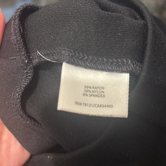 Eileen Fisher black pull-on ponte ankle-zip leggings size XS - Picture 5 of 5